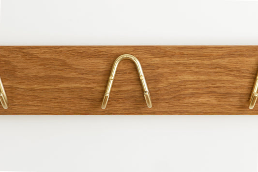 Knagerække med 5 dobbelt knager